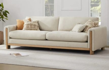 Sofa Set Islamabad Wooden Structure Off White NS Sofa
